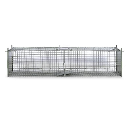 vidaXL Trampa para animales vivos 2 puertas 150x30x30 cm 