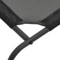 vidaXL Cama de perro elevada negra textilene S vidaXL Cama de perro elevada negra textilene S