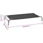 vidaXL Cama de perro elevada negra textilene XL vidaXL Cama de perro elevada negra textilene XL