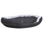 vidaXL Cojín para perro reversible y lavable gris y negro 150x120x25 cm vidaXL Cojín para perro reversible y lavable gris y negro 150x120x25 cm