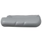 vidaXL Cama para perros de cuero sintético gris claro 80x68x23 cm