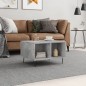 vidaXL Mesa de centro madera contrachapada gris hormigón 60x50x36,5 cm vidaXL Mesa de centro madera contrachapada gris hormigón 60x50x36,5 cm
