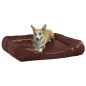 vidaXL Cama para perros de cuero sintético marrón 80x68x23 cm vidaXL Cama para perros de cuero sintético marrón 80x68x23 cm