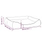 vidaXL Cama para perros de cuero sintético marrón 80x68x23 cm vidaXL Cama para perros de cuero sintético marrón 80x68x23 cm