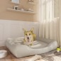vidaXL Cama para perros de cuero sintético beige 80x68x23 cm vidaXL Cama para perros de cuero sintético beige 80x68x23 cm