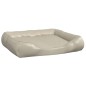 vidaXL Cama para perros de cuero sintético beige 80x68x23 cm vidaXL Cama para perros de cuero sintético beige 80x68x23 cm