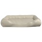 vidaXL Cama para perros de cuero sintético beige 80x68x23 cm vidaXL Cama para perros de cuero sintético beige 80x68x23 cm