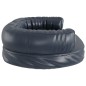 vidaXL Cama para perros de espuma cuero sintético azul oscuro 88x65 cm vidaXL Cama para perros de espuma cuero sintético azul oscuro 88x65 cm