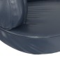 vidaXL Cama para perros de espuma cuero sintético azul oscuro 88x65 cm vidaXL Cama para perros de espuma cuero sintético azul oscuro 88x65 cm