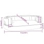 vidaXL Cama para perros de espuma cuero sintético gris 75x53 cm vidaXL Cama para perros de espuma cuero sintético gris 75x53 cm