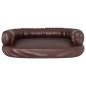 vidaXL Cama para perros de espuma cuero sintético marrón 75x53 cm vidaXL Cama para perros de espuma cuero sintético marrón 75x53 cm