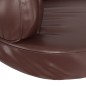 vidaXL Cama para perros de espuma cuero sintético marrón 75x53 cm vidaXL Cama para perros de espuma cuero sintético marrón 75x53 cm