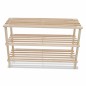 vidaXL Zapatero de 3 alturas 2 unidades madera maciza de abeto vidaXL Zapatero de 3 alturas 2 unidades madera maciza de abeto