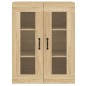 vidaXL Armarios de pared 2 uds madera de ingeniería roble Sonoma vidaXL Armarios de pared 2 uds madera de ingeniería roble Sonoma
