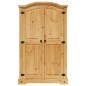 vidaXL Armario madera de pino Mexicano estilo Corona 2 Puertas vidaXL Armario madera de pino Mexicano estilo Corona 2 Puertas