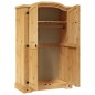 vidaXL Armario madera de pino Mexicano estilo Corona 2 Puertas vidaXL Armario madera de pino Mexicano estilo Corona 2 Puertas