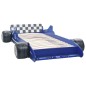 vidaXL Cama con forma de coche de carreras para niños 90x200 cm azul vidaXL Cama con forma de coche de carreras para niños 90x200 cm azul