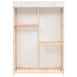vidaXL Armario de ropa de 3 niveles 110x40x170 cm