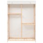 vidaXL Armario de ropa de 3 niveles 110x40x170 cm vidaXL Armario de ropa de 3 niveles 110x40x170 cm