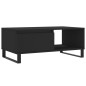 vidaXL Mesa de centro madera contrachapada negro 90x50x36,5 cm vidaXL Mesa de centro madera contrachapada negro 90x50x36,5 cm