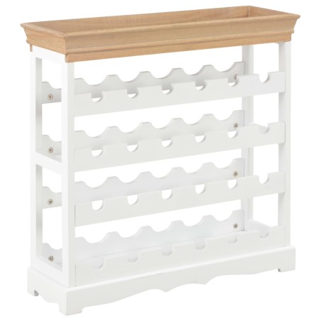 vidaXL Armario botellero MDF blanco 70x22,5x70,5 cm