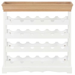 vidaXL Armario botellero MDF blanco 70x22,5x70,5 cm