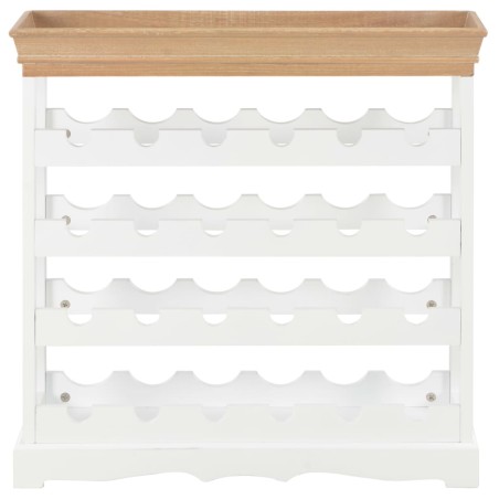 vidaXL Armario botellero MDF blanco 70x22,5x70,5 cm