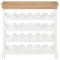 vidaXL Armario botellero MDF blanco 70x22,5x70,5 cm vidaXL Armario botellero MDF blanco 70x22,5x70,5 cm