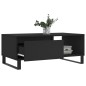 vidaXL Mesa de centro madera contrachapada negro 90x50x36,5 cm vidaXL Mesa de centro madera contrachapada negro 90x50x36,5 cm