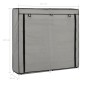 vidaXL Mueble zapatero con funda de tela gris 115x28x110 cm vidaXL Mueble zapatero con funda de tela gris 115x28x110 cm