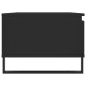 vidaXL Mesa de centro madera contrachapada negro 90x50x36,5 cm vidaXL Mesa de centro madera contrachapada negro 90x50x36,5 cm