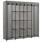 vidaXL Armario con 4 compartimentos gris 175x45x170 cm vidaXL Armario con 4 compartimentos gris 175x45x170 cm