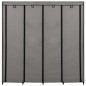 vidaXL Armario con 4 compartimentos gris 175x45x170 cm vidaXL Armario con 4 compartimentos gris 175x45x170 cm