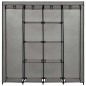 vidaXL Armario con 4 compartimentos gris 175x45x170 cm vidaXL Armario con 4 compartimentos gris 175x45x170 cm