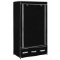 vidaXL Armario de tela negro 87x49x159 cm vidaXL Armario de tela negro 87x49x159 cm
