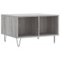vidaXL Mesa de centro madera contrachapada gris Sonoma 60x50x36,5 cm vidaXL Mesa de centro madera contrachapada gris Sonoma 60x50x36,5 cm