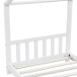 vidaXL Estructura de cama infantil madera maciza pino blanco 90x200 cm vidaXL Estructura de cama infantil madera maciza pino blanco 90x200 cm