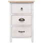 vidaXL Armario auxiliar de madera de paulownia 35x25x57 cm vidaXL Armario auxiliar de madera de paulownia 35x25x57 cm