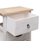 vidaXL Armario auxiliar de madera de paulownia 35x25x57 cm vidaXL Armario auxiliar de madera de paulownia 35x25x57 cm