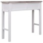 vidaXL Mesa consola de madera marrón 90x30x77 cm vidaXL Mesa consola de madera marrón 90x30x77 cm