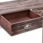 vidaXL Mesa consola de madera marrón 90x30x77 cm vidaXL Mesa consola de madera marrón 90x30x77 cm