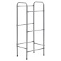 vidaXL Estantería almacenaje para 3 cajas acero plateado 50x33x116 cm