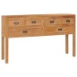 vidaXL Aparador de madera maciza de teca 125x30x75 cm vidaXL Aparador de madera maciza de teca 125x30x75 cm