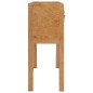 vidaXL Aparador de madera maciza de teca 125x30x75 cm vidaXL Aparador de madera maciza de teca 125x30x75 cm