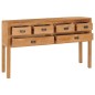 vidaXL Aparador de madera maciza de teca 125x30x75 cm vidaXL Aparador de madera maciza de teca 125x30x75 cm