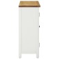 vidaXL Mueble botellero de madera maciza de roble 80x32x80 cm vidaXL Mueble botellero de madera maciza de roble 80x32x80 cm