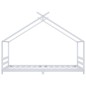 vidaXL Estructura de cama infantil madera maciza pino blanco 90x200 cm vidaXL Estructura de cama infantil madera maciza pino blanco 90x200 cm