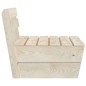 vidaXL Sofá central seccional de palets madera abeto impregnada vidaXL Sofá central seccional de palets madera abeto impregnada