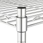vidaXL Estante de almacenamiento 5 niveles cromado 90x35x180 cm 250 kg vidaXL Estante de almacenamiento 5 niveles cromado 90x35x180 cm 250 kg
