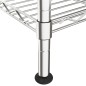 vidaXL Estante de almacenamiento 5 niveles cromado 90x35x180 cm 250 kg vidaXL Estante de almacenamiento 5 niveles cromado 90x35x180 cm 250 kg